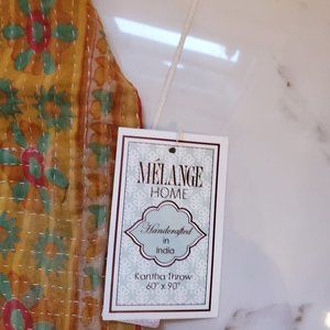 Cotton throw blanket